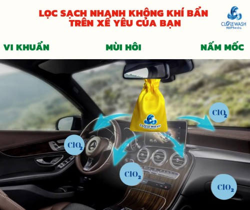 Túi treo ô tô - Dung Dịch Khử Mùi Envroy - Công Ty Cổ Phần Envroy Việt Nam